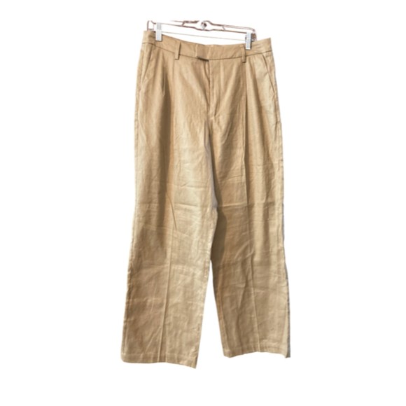 NWT Rails Women's Marnie Wide Leg Linen Blend Pants  size 12 in Driftwood - Picture 3 of 9